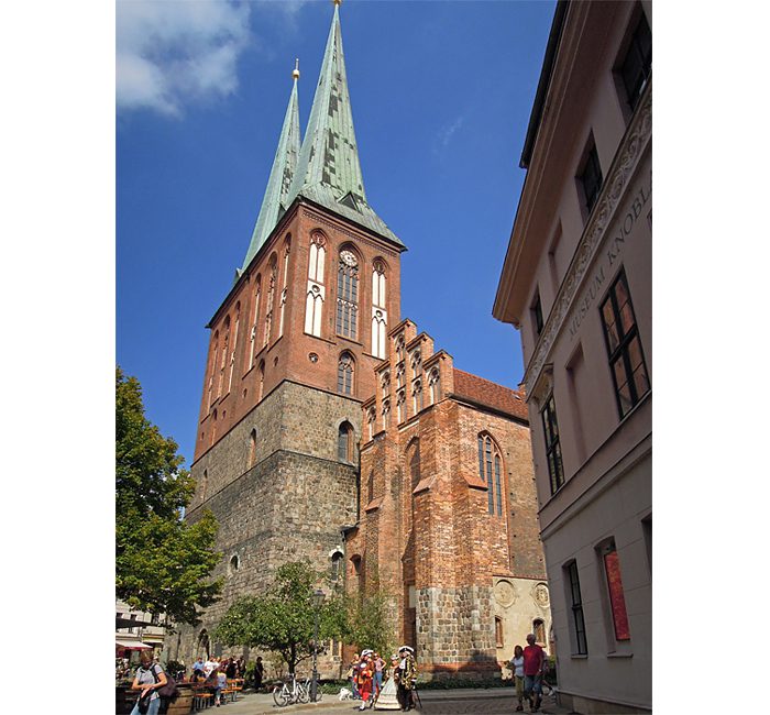 Berlin photograph - St. Nicholas' Church in summer - photo cult berlin