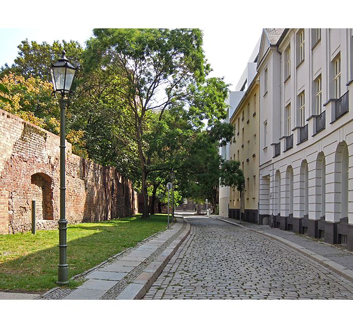 Berlin photograph - remains of the ancient city walls - photo cult berlin