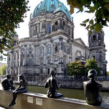 Berlin Cathedral at the Spree river
