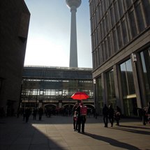 Alexanderplatz station and TV-Tower